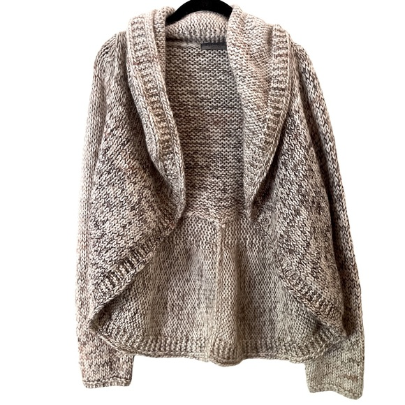 Anthropologie Elsamanda Italian Made wool‎ alpaca blend open cardigan - Picture 1 of 9
